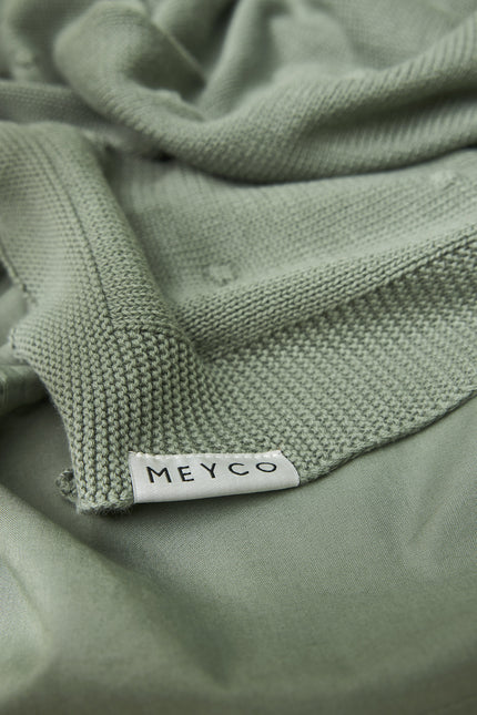 Meyco Bettdecke Mini Knots Forest Green