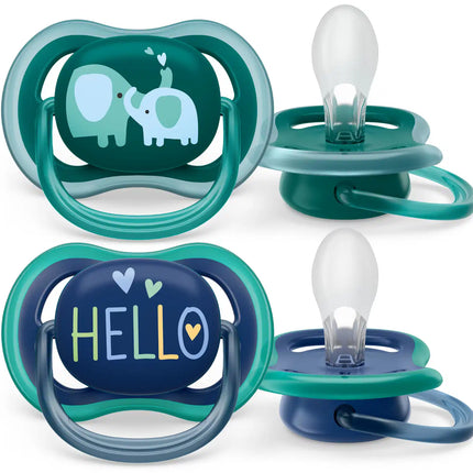 Philips Avent Schnuller +18 Monate Luft Elefant/Text