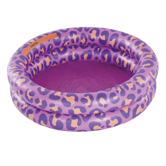 Swim Essentials Schwimmbad Baby Leopard Print Lila 2 Ringe 60Cm