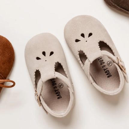 Baby Dutch Baby Schuhe Evi Sand Wildleder