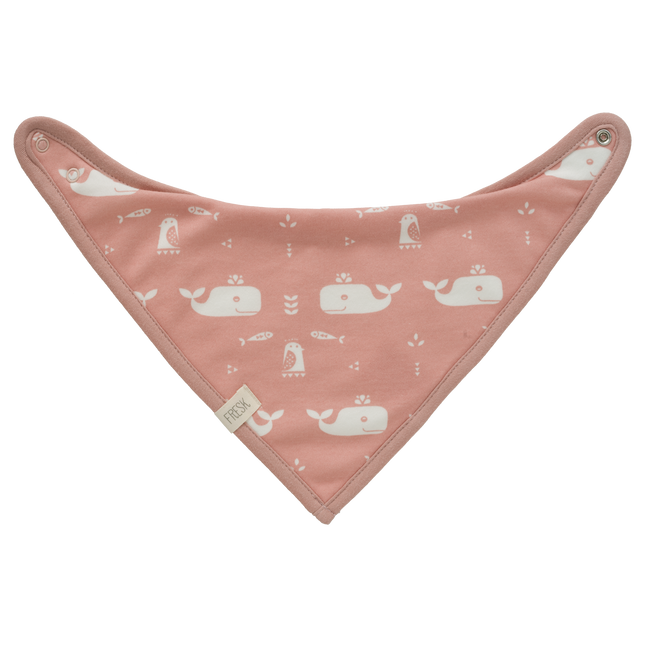 Fresk Lätzchen Bandana Whale Mellow Rose