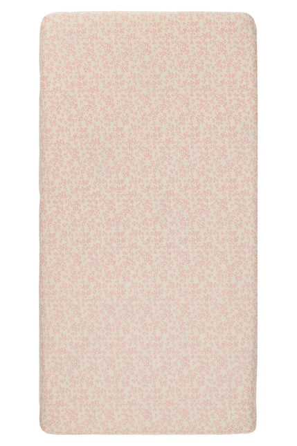 Noppies Spannbetttuch Botanical Popeline für Kinderbett Misty Rose 40x80cm