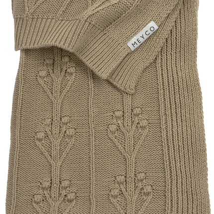 <tc>Meyco</tc> Bettgestell-Decke Romantic Flower Taupe