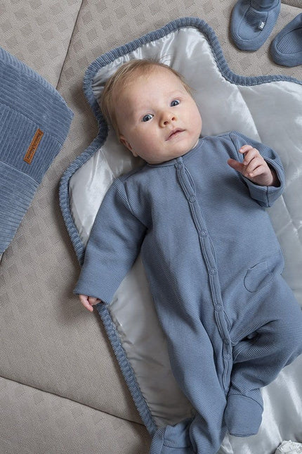 Baby's Only Baby-Body mit Füßen, reines Vintage-Blau