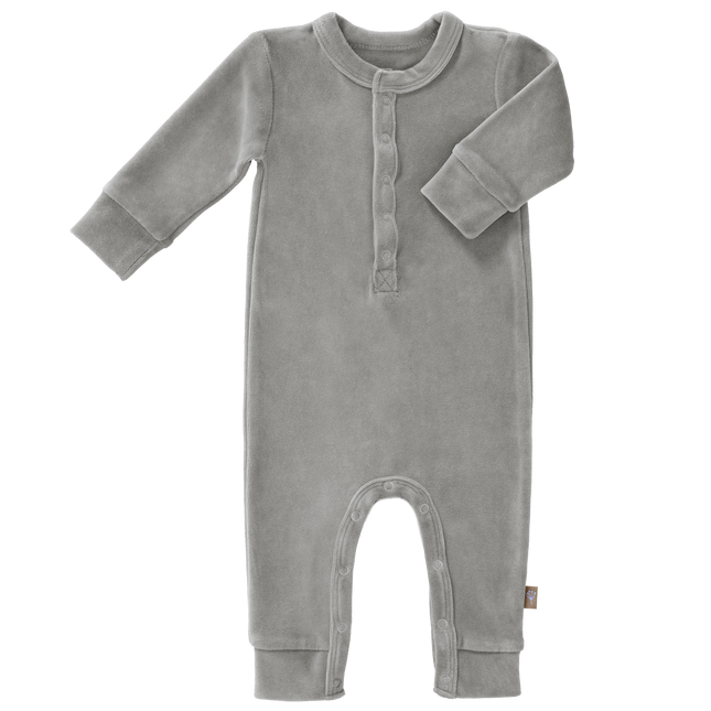 Fresk Baby-Pyjama Velours Paloma Grey