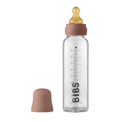 BIBS Babyflasche Glas 225ml Woodchuck