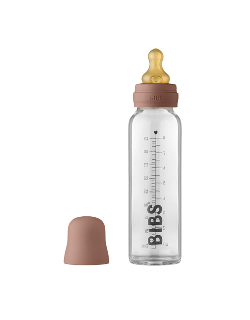 BIBS Babyflasche Glas 225ml Woodchuck