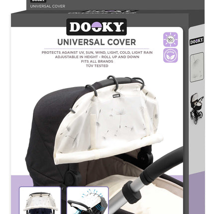 Dooky Sonnendach Kinderwagen Universalbezug Löwenzahn