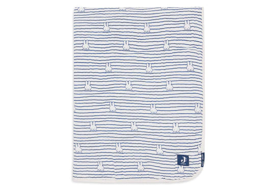 Jollein Wiegedecke Miffy Stripe Navy 75X100cm