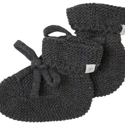 Noppies Babyshoes Nelson Dunkelgrau Melange