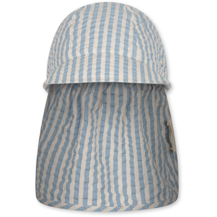 Konges Slojd Sonnenhut Baby Ace Brim Gots Glacier Stripe