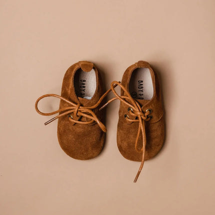 Baby Dutch Baby Schuhe Nova Camel Wildleder