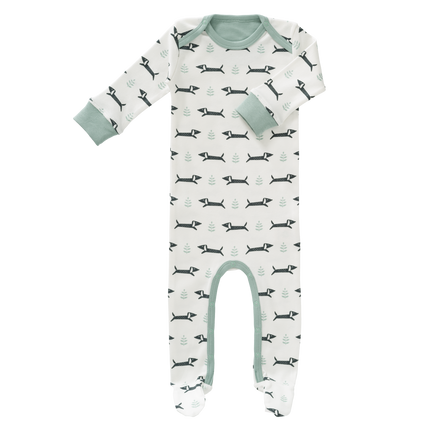 Fresk Baby-Pyjama mit Fußdachsy