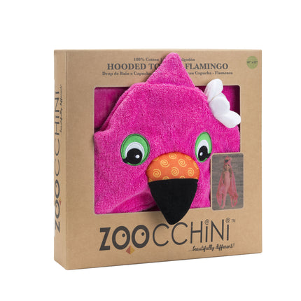 Zoocchini Badcape Baby Franny The Flamingo Cotton