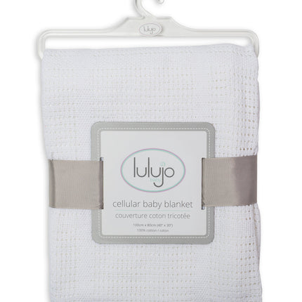 Lulujo Kinderbettdecke Cellular White