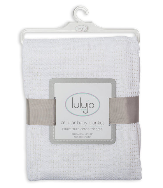 Lulujo Kinderbettdecke Cellular White