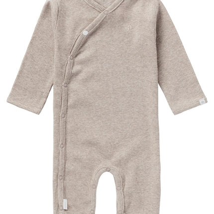 Noppies Boxersuit Rippe Nevis Taupe Melange