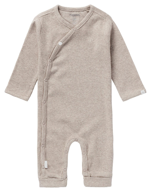 Noppies Boxersuit Rippe Nevis Taupe Melange