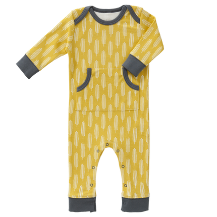 Fresk Baby-Pyjama ohne Fuß Havre Vintage Gelb