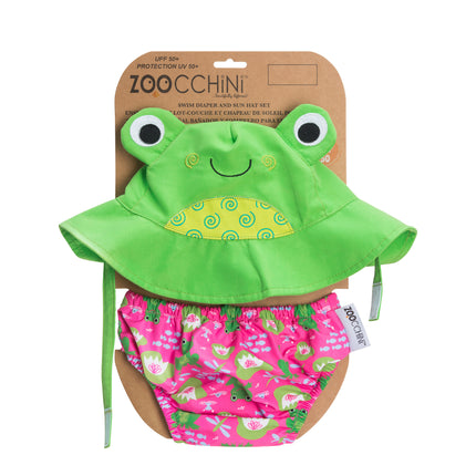 Zoocchini Schwimmwindel Frosch Set 6-12 Monate
