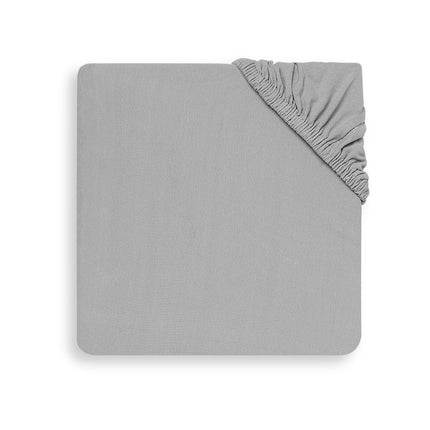 Jollein Spannbetttuch Jersey Soft Grey 40x90cm