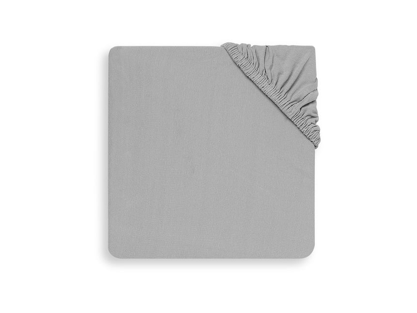 Jollein Spannbetttuch Jersey Soft Grey 40x90cm