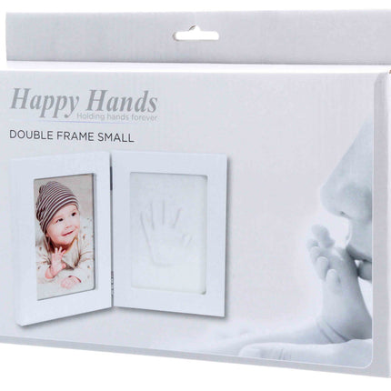 Dooky Happy Hands Doppelrahmen, weiß, kleine Happy Hands