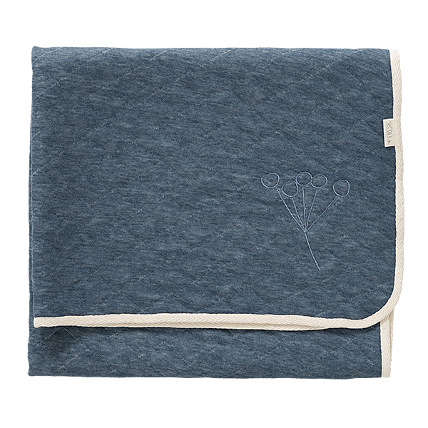 Fresk Kinderbettdecke Nordic Blue Indigo 75x100cm