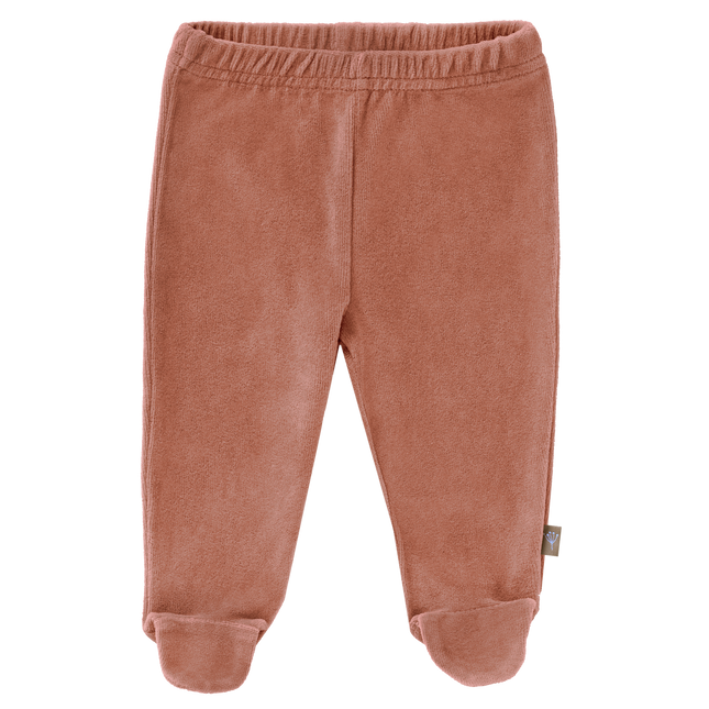 Fresk Babyhose Velours mit Fuß Ash Rose