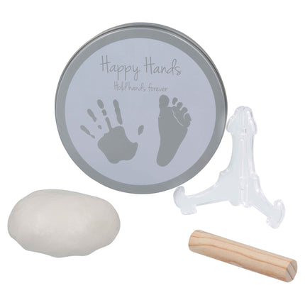 Dooky Druckset Happy Hands Round Clay Tin