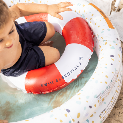 Swim Essentials Schwimmband Kind Rettungsschwimmer Rot Weiß 55Cm