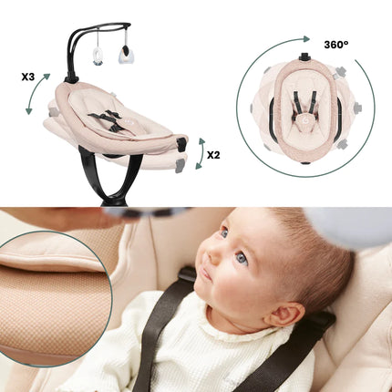 Babymoov Babyschaukel Swoon Evolution Connect Mocca