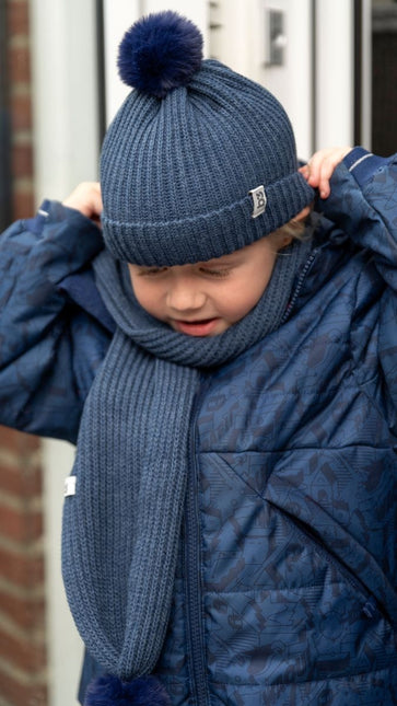 Baby's Only Babyschal mit Pompon Coole Jeans EinheitsGröße