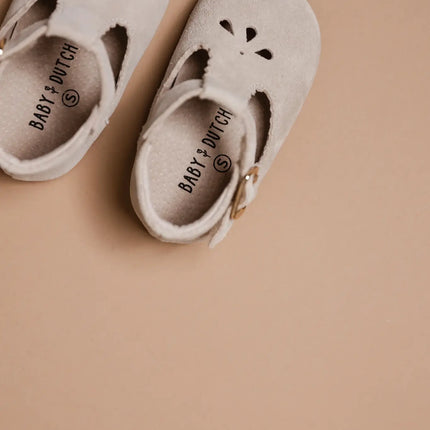 Baby Dutch Baby Schuhe Evi Sand Wildleder