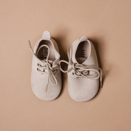 Baby Dutch Baby Schuhe Nova Ecru Wildleder