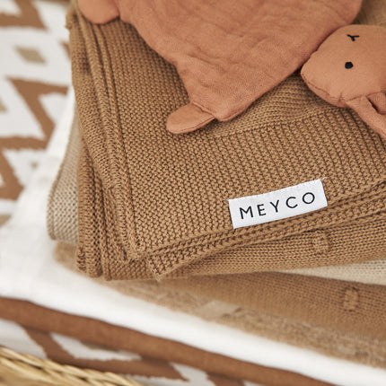 Meyco Bettdecke Mini Knots Toffee