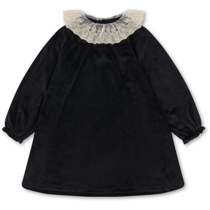 Konges Slojd Babykleid Venola Schwarz