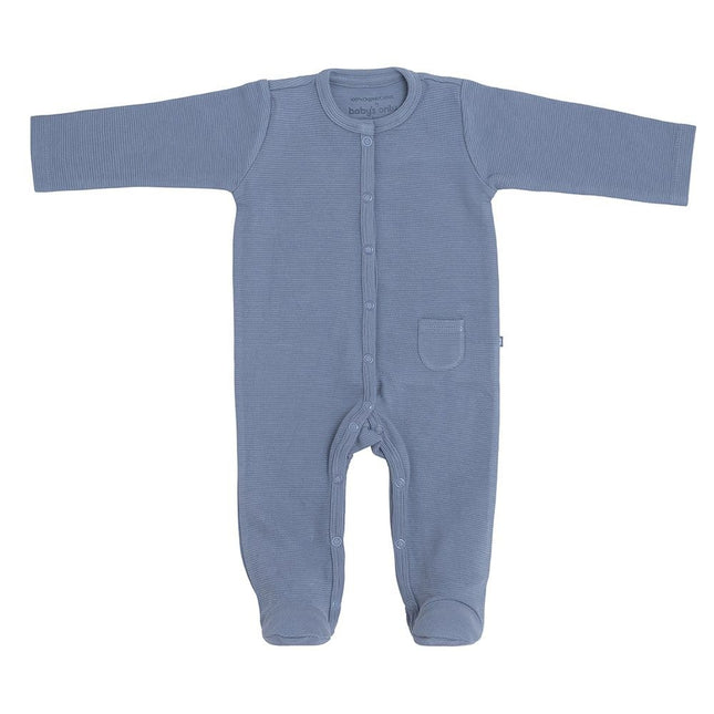 Baby's Only Baby-Body mit Füßen, reines Vintage-Blau