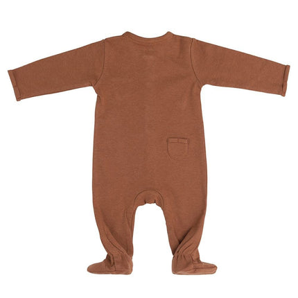 Baby's Only Baby-Body mit Füßen, Melange-Honig