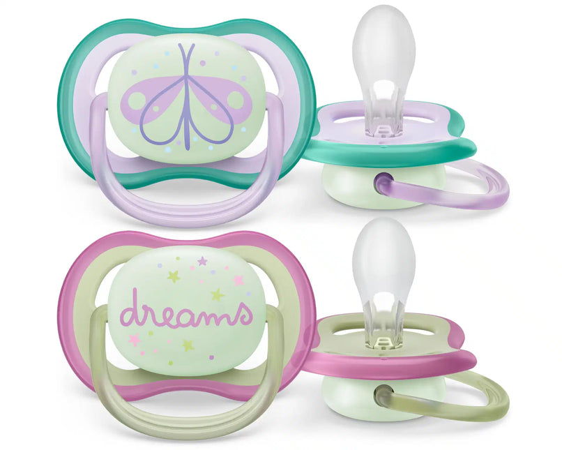 Philips Avent Schnuller +0 Monate Air Night Firefly/Dream