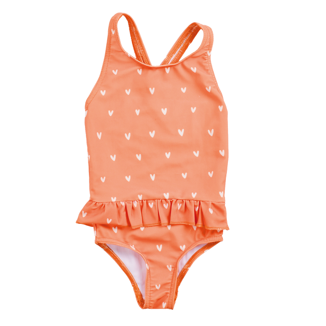 Swim Essentials Badeanzug Kinderherzen Orange