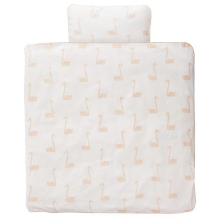 Fresk Bettbezug Swan Pale Peach 80x80cm