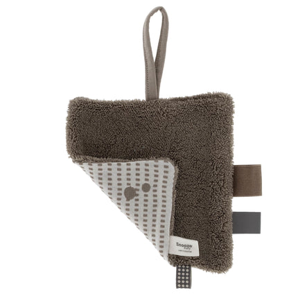 <tc>Snoozebaby</tc> Geschenkset Kuscheldecke und Geburtsanzeigekarte Warm Brown