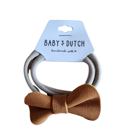 Baby Dutch Baby-Haarband Cognac