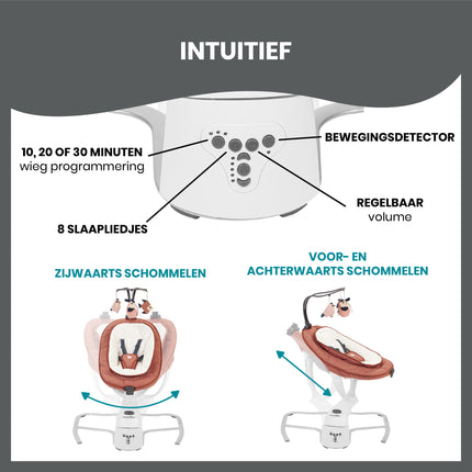 Babymoov Swoon Motion Terrakotta-Schaukel