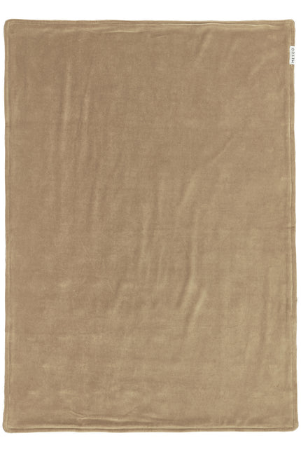 Meyco Wiegendecke Velvet Knots Taupe