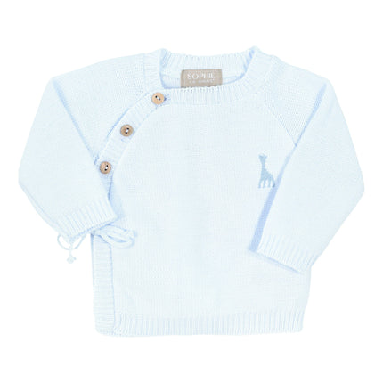 Sophie de Giraf Baby-Cardigan, Wickel-Cardigan, Blau