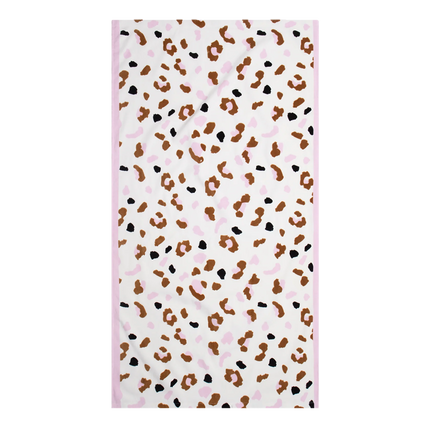 Swim Essentials Leopard Strandtuch 135X65Cm