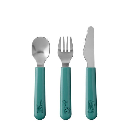 Mepal Baby-Besteck-Set Mio 3-teilig Deep Turquoise