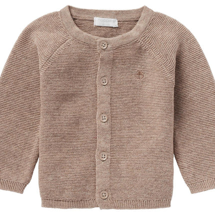 Noppies Baby Strickjacke Naga Taupe Melange